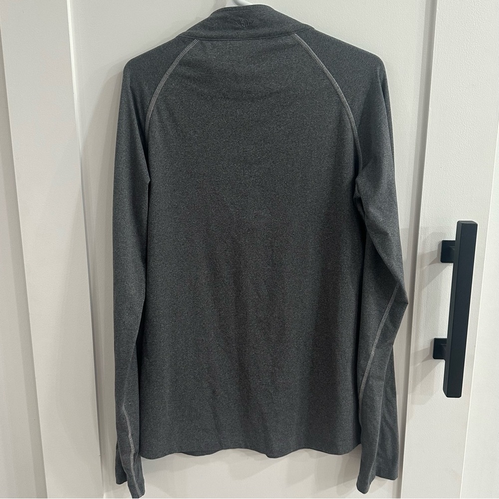 Straight Down Mount Vernon Country Club Quarter Zip Pullover Gray Mens XL - Picture 2 of 8